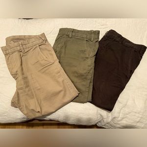 3 TWILL ORIGINAL CHINO — khaki, green, brown